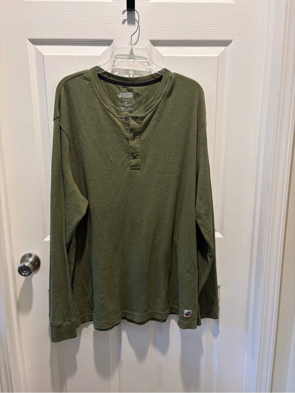 40 Grit by Duluth Trading Company Men’s Thermal Henley – Size 2XL